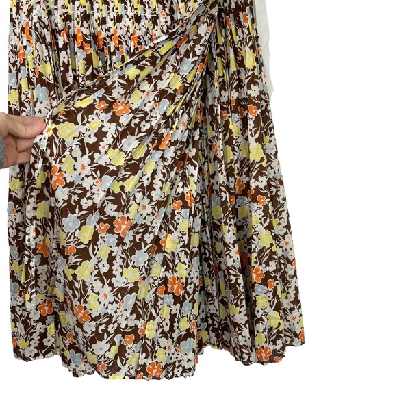 ♦️SOLD♦️ NWT Tory Burch Pleated Tie Waist Floral Print Skirt - Picture 8 of 13